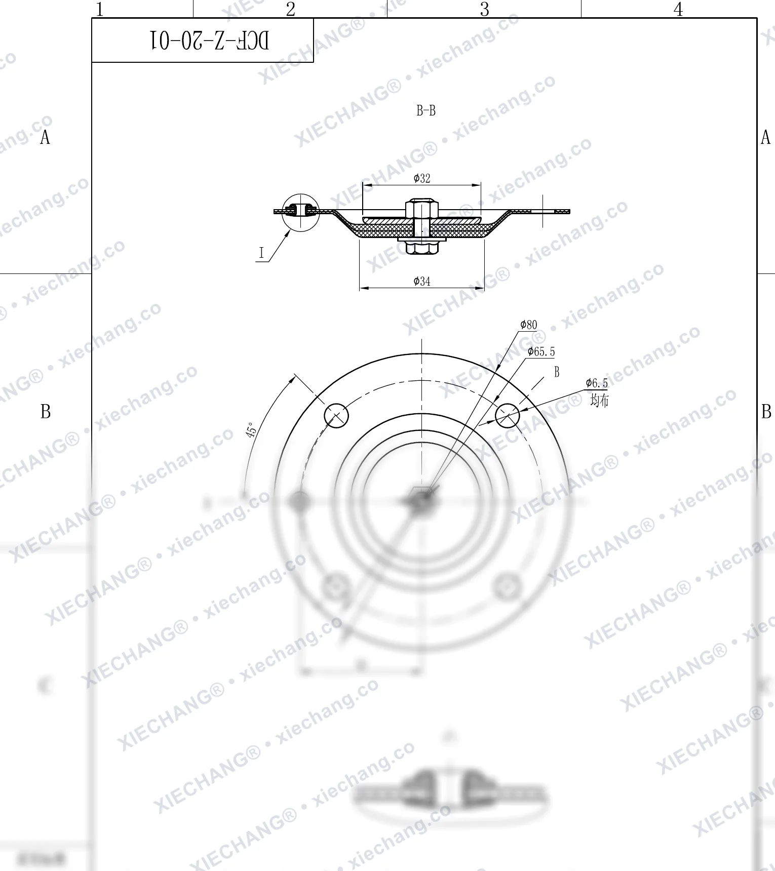 DCF-Z-20-01 · DN20 — жинау сызбасы